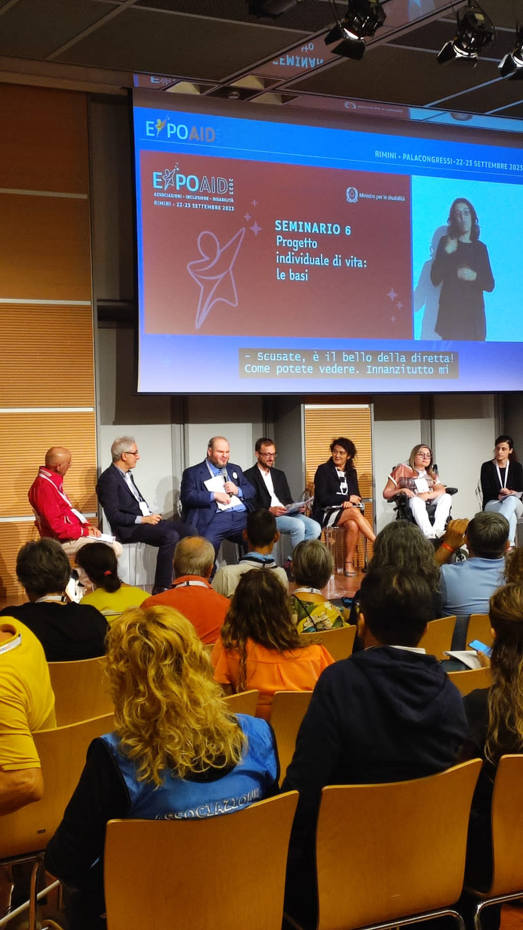 Foto evento ExpoAid Rimini -speaker Francesco Mercurio