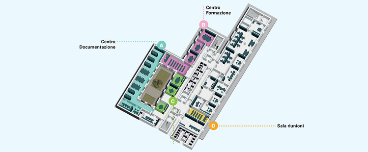 Centro Nazionale -edificio-2-piano- terra