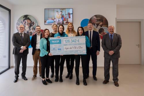 Una piccola delegazione di Tigotà è venuta in visita al Centro Nazionale di Osimo. Grazie all’Agenda 2024 Tigotà ha contribuito a supportare le attività della Fondazione e a sensibilizzare i propri clienti sulla realtà delle persone sordocieche