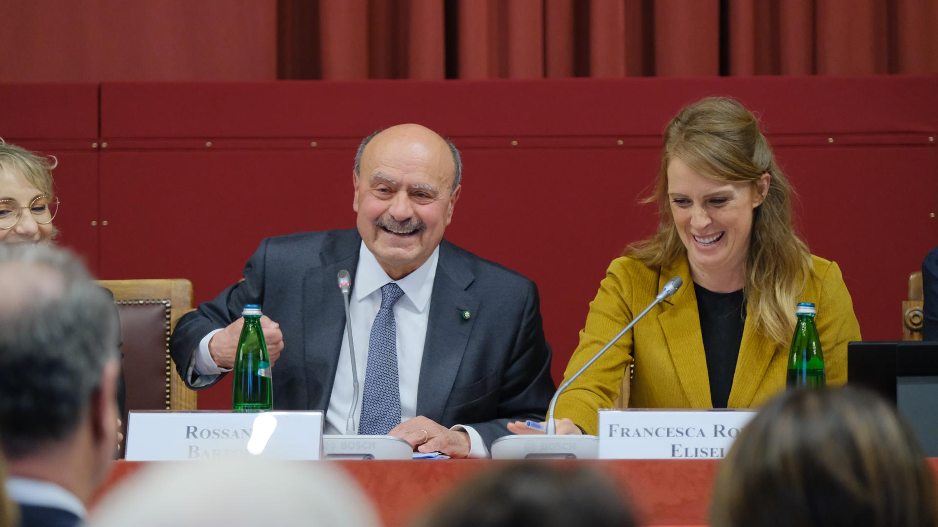 Durante la presentazione del Manifesto delle Persone Sordocieche è intervenuto il Presidente della Lega del Filo d'Oro, Rossano Bartoli