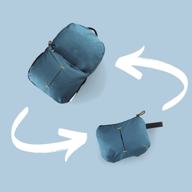 Regali+Solidali+-+Zaino+aperto+e+richiuso+ad+astuccio