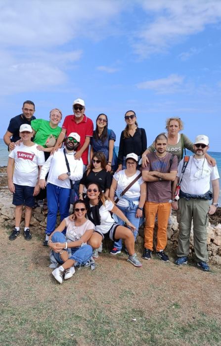 Utenti della Lega del Filo d'Oro a Civitanova Marche