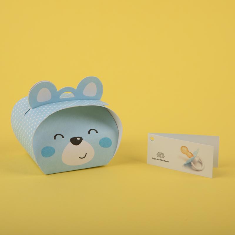 Bomboniera orsacchiotto solidale lega del filo d'oro per bambino: ideali per nascita e battesimo