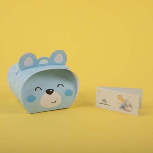 Bomboniera orsacchiotto solidale lega del filo d'oro per bambino: ideali per nascita e battesimo 3