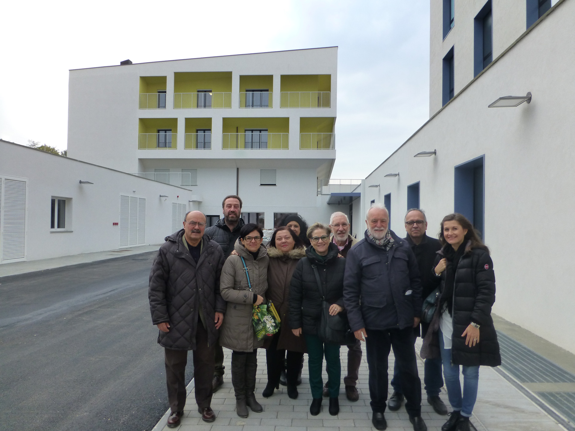 Comitato delle famiglie in visita al cantiere del 1° lotto.&nbsp;
