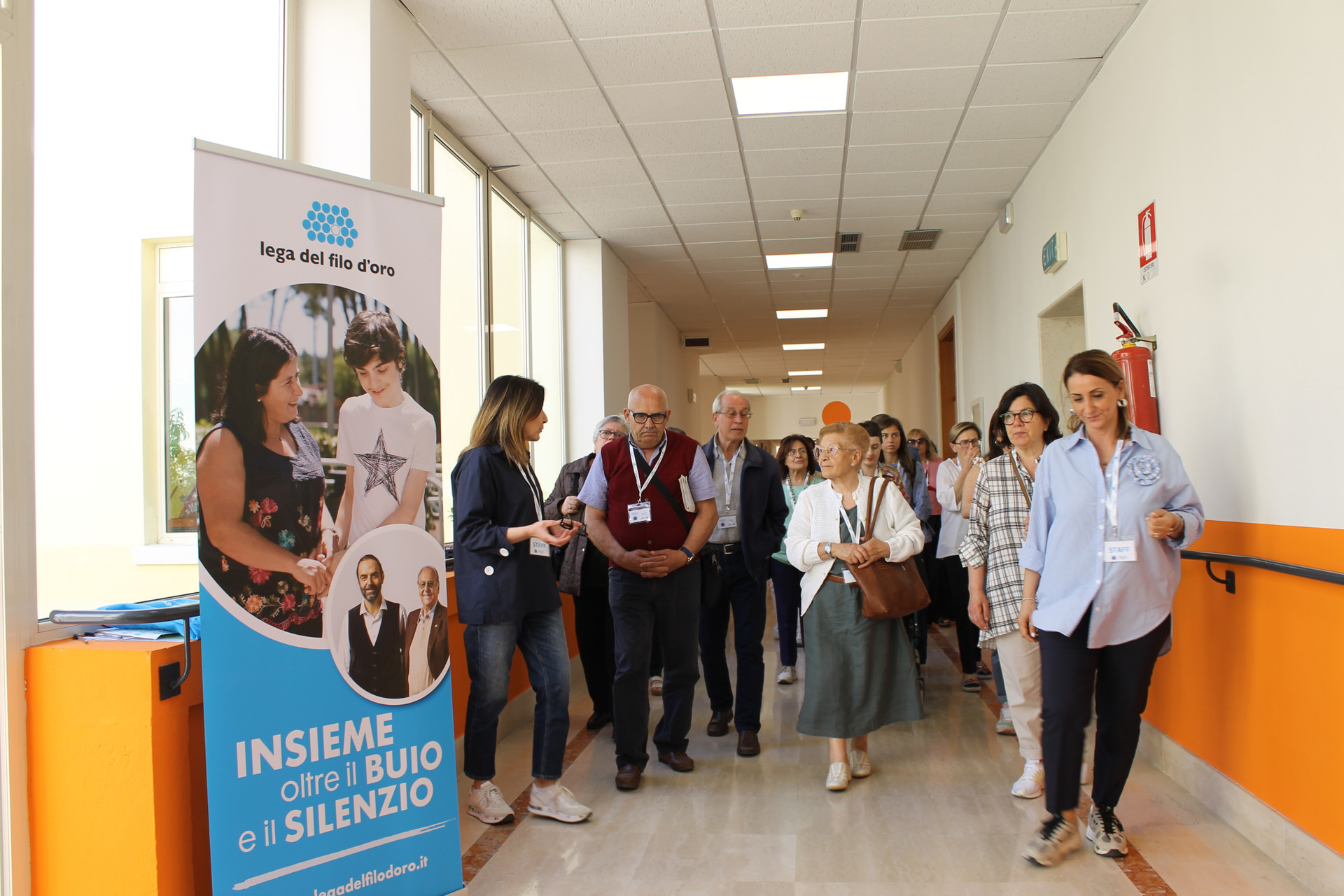 Le sedi presenti sul Territorio Nazionale della Lega del Filo d'Oro hanno aperto le loro porte in occasione della Giornata del Sostenitore: i sostenitori hanno potuto visitare i centri. Un evento per ringraziarli per l’affetto e il supporto importante che dimostrano nei confronti di chi non vede e non sente.