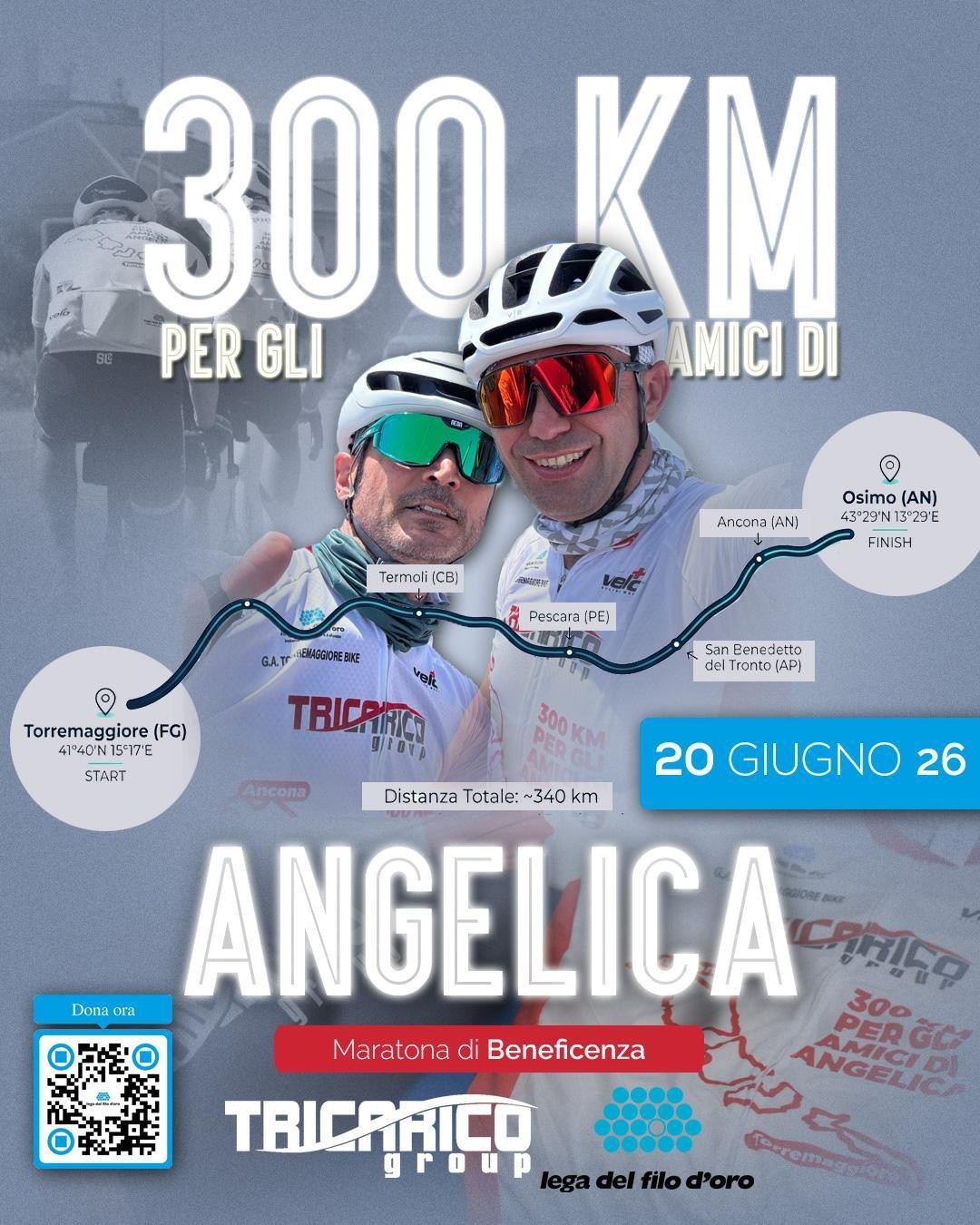 Locadinda 300 km per gli amici di Angelica - edizione 2026