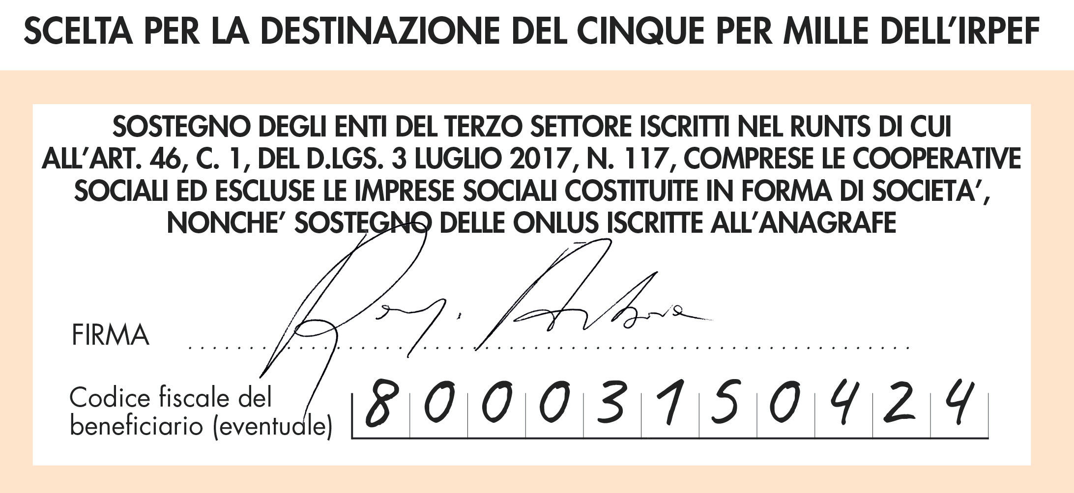 Modello 730 pre-compilato per destinazione 5x1000