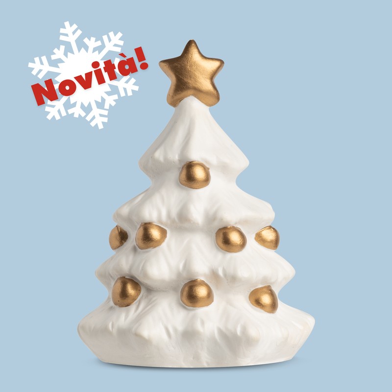 Regali+Solidali+-+Alberello+Bianco+in+ceramica