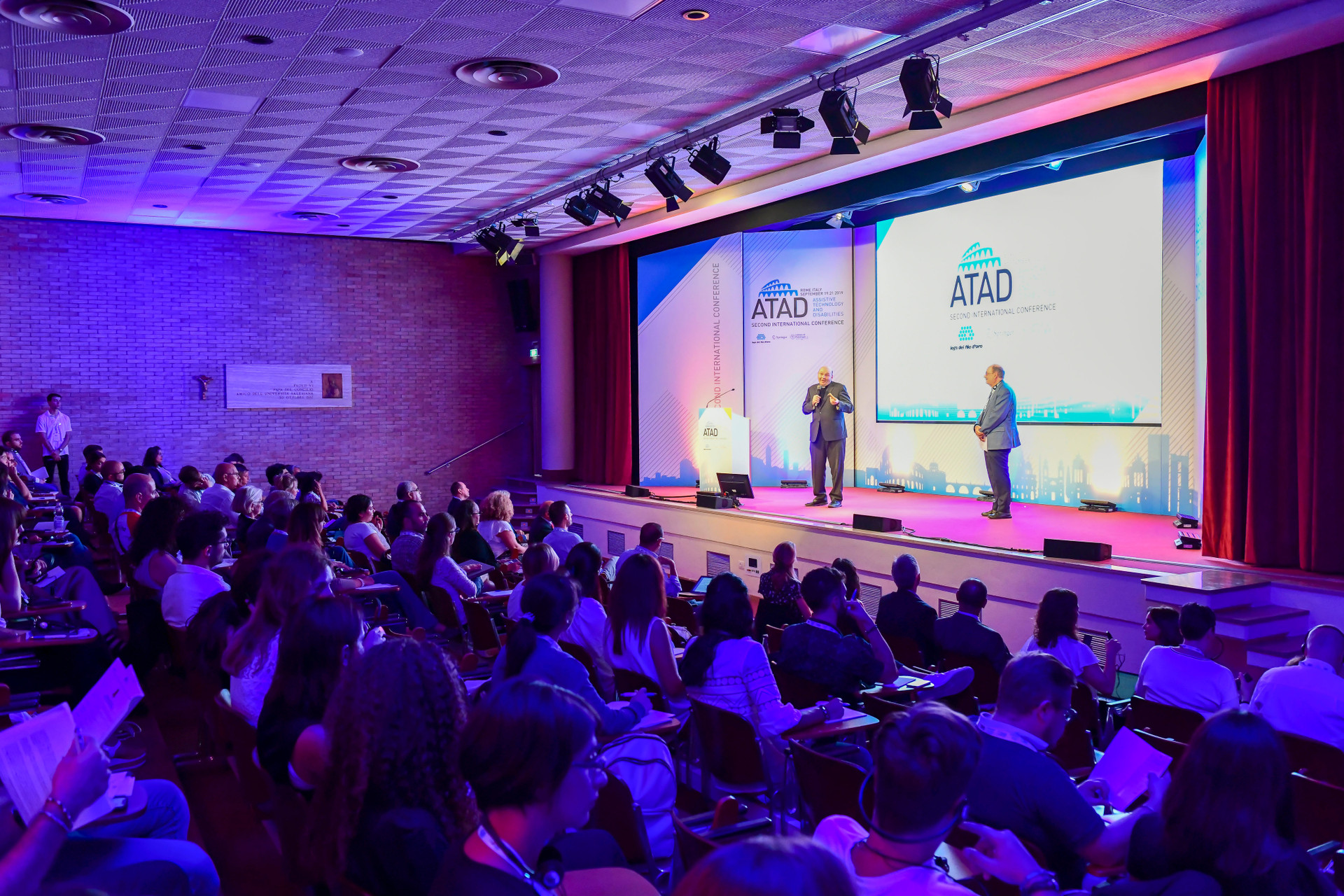 Conferenza ATAD 2019: il pubblico assiste a una delle presentazioni