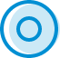 Icona colore azzurro rappresentativa dell'isolamento