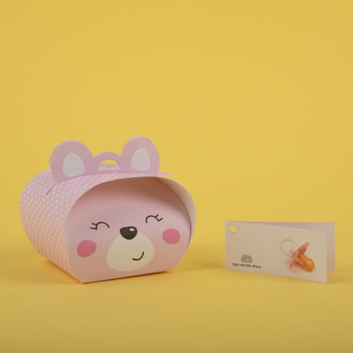 Bomboniera orsacchiotto solidale lega del filo d'oro per bambina: ideali per nascita e battesimo 1