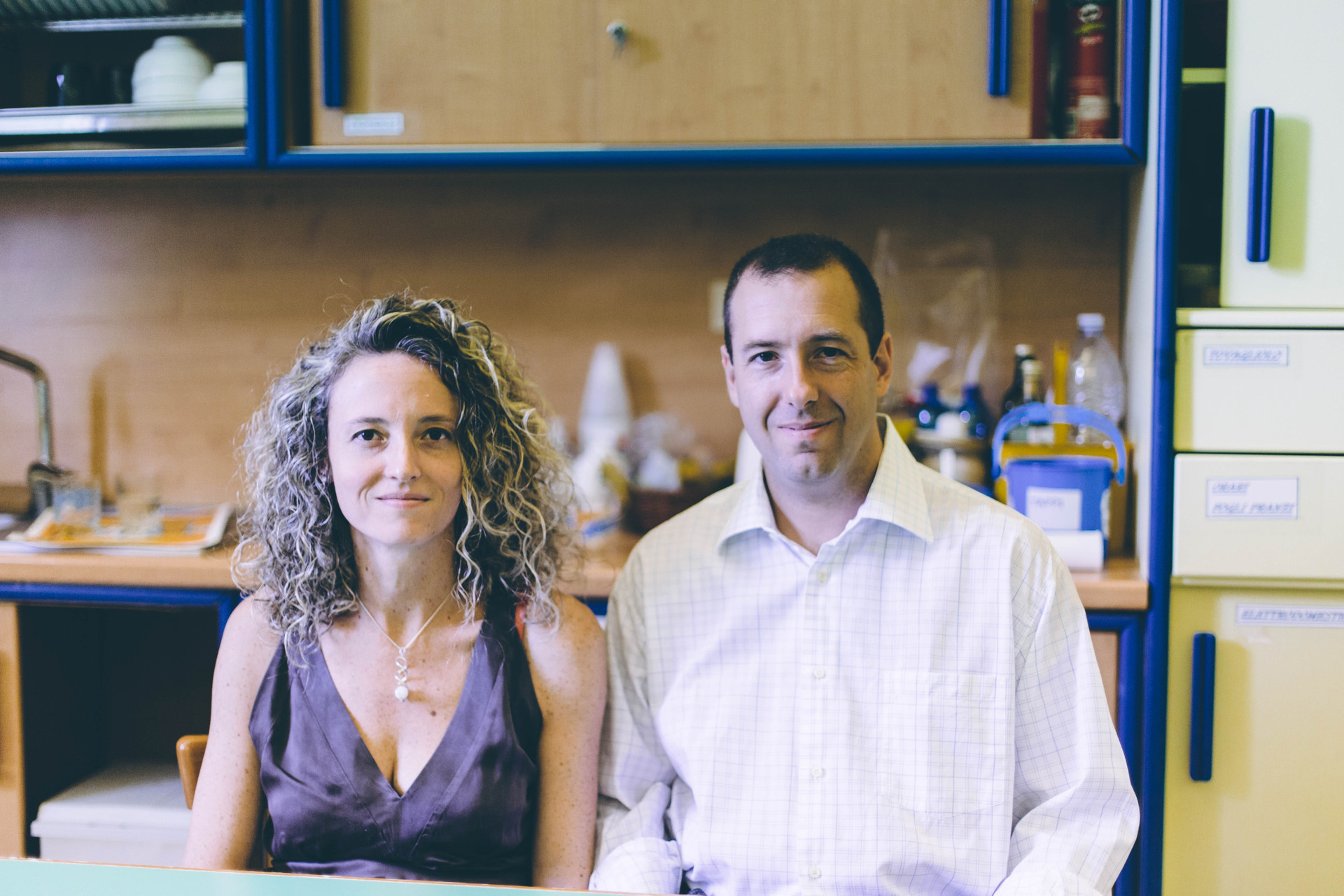 Foto a colori dei genitori di Massimo, ragazzino seguito dalla Lega del Filo d'Oro