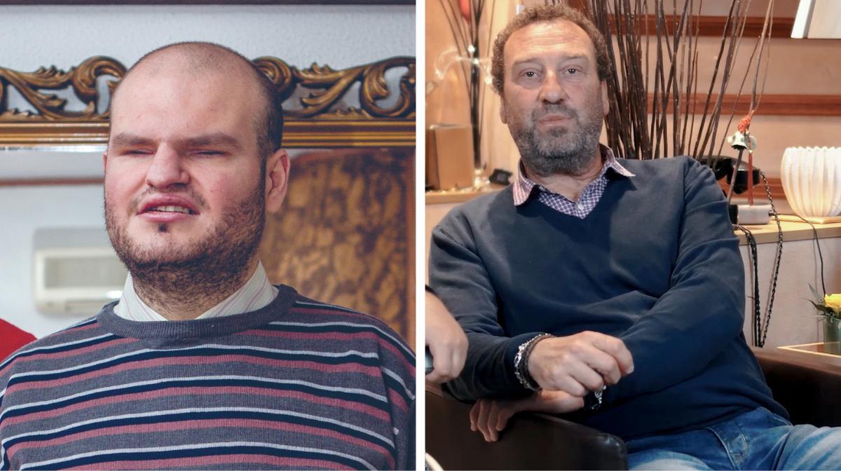 Primo piano di Francesoc Mercurio e di Daniele Orlandini