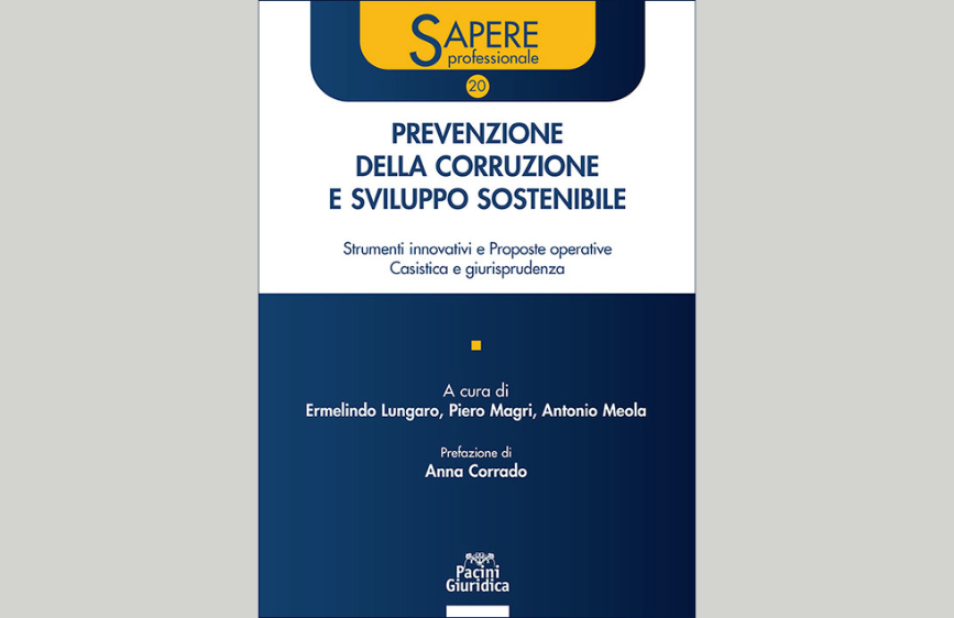 copertina libro Prevenzione della corruzione e sviluppo sostenibile - testo giuridico