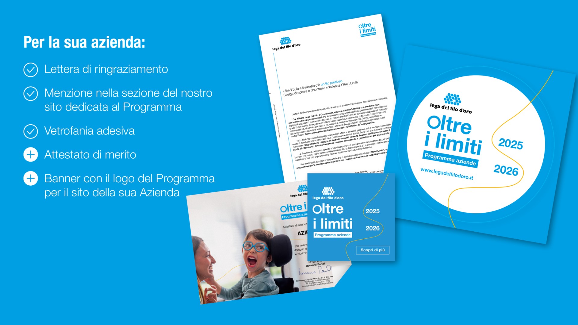 .Aziende Oltre 2025 - Reward Servizi Territoriali, un illustrazione azzurra che presenta i reward.