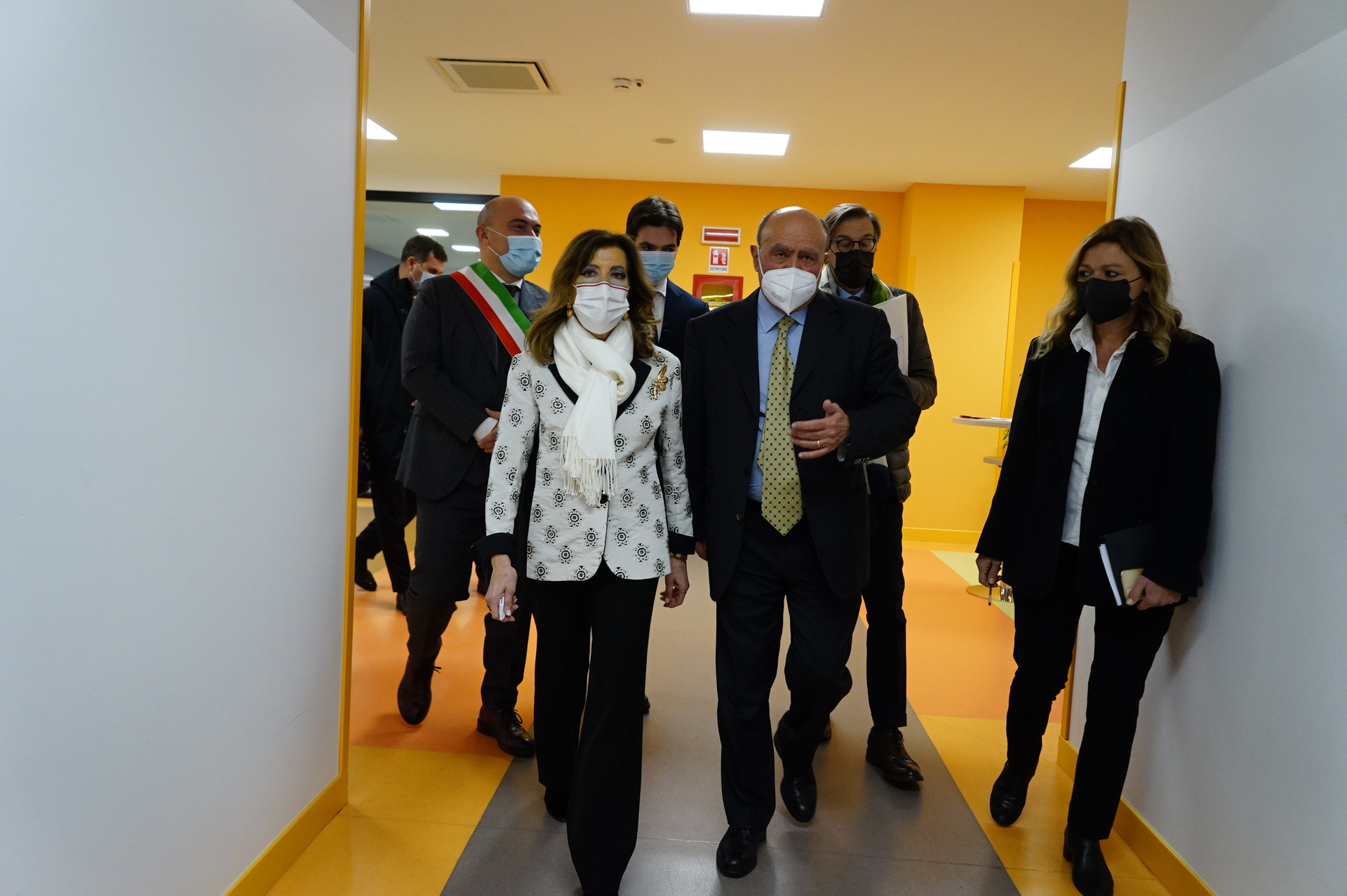 Gli ospiti visitano la sede della Lega insieme al Presidente Bartoli