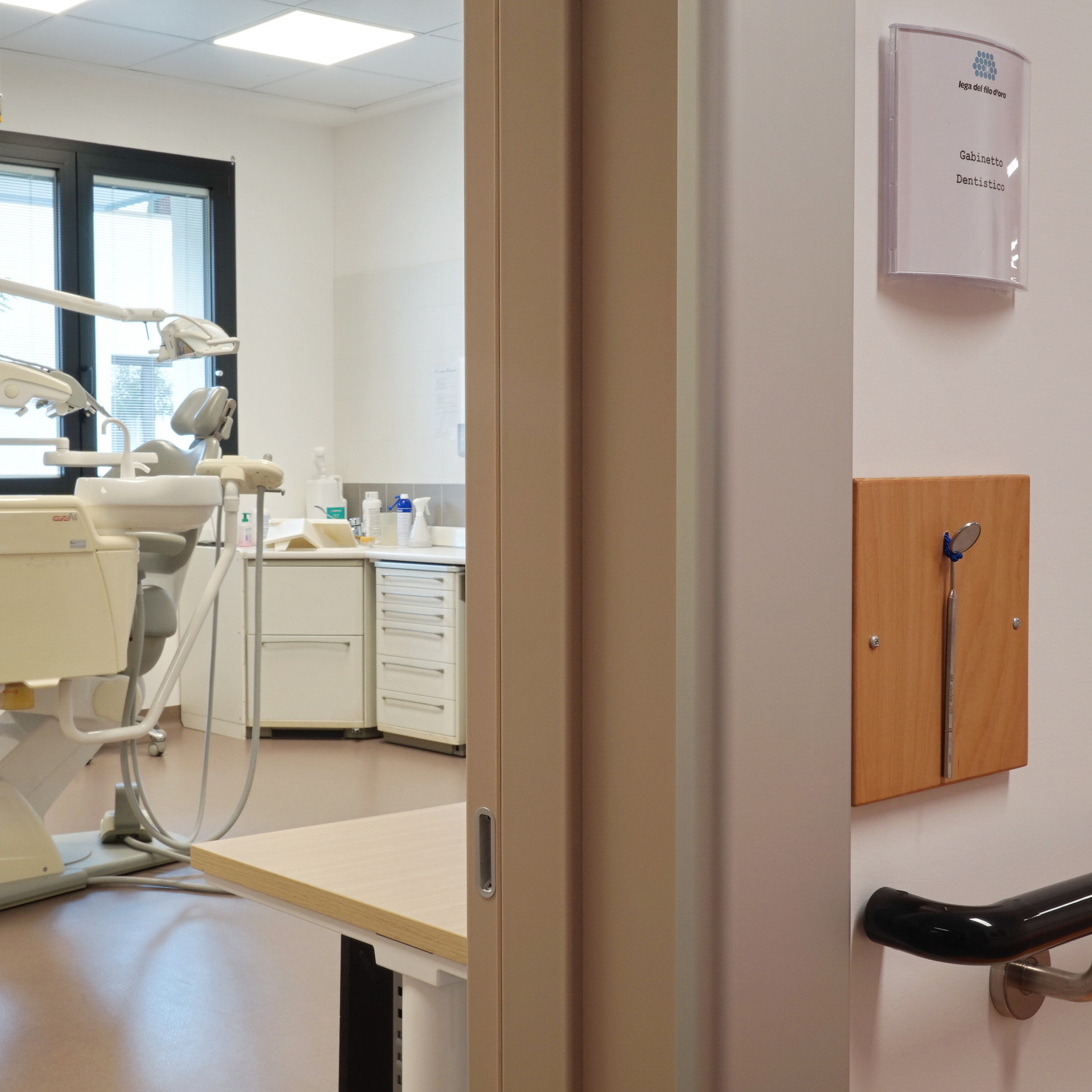 Visita di controllo con il dentista.