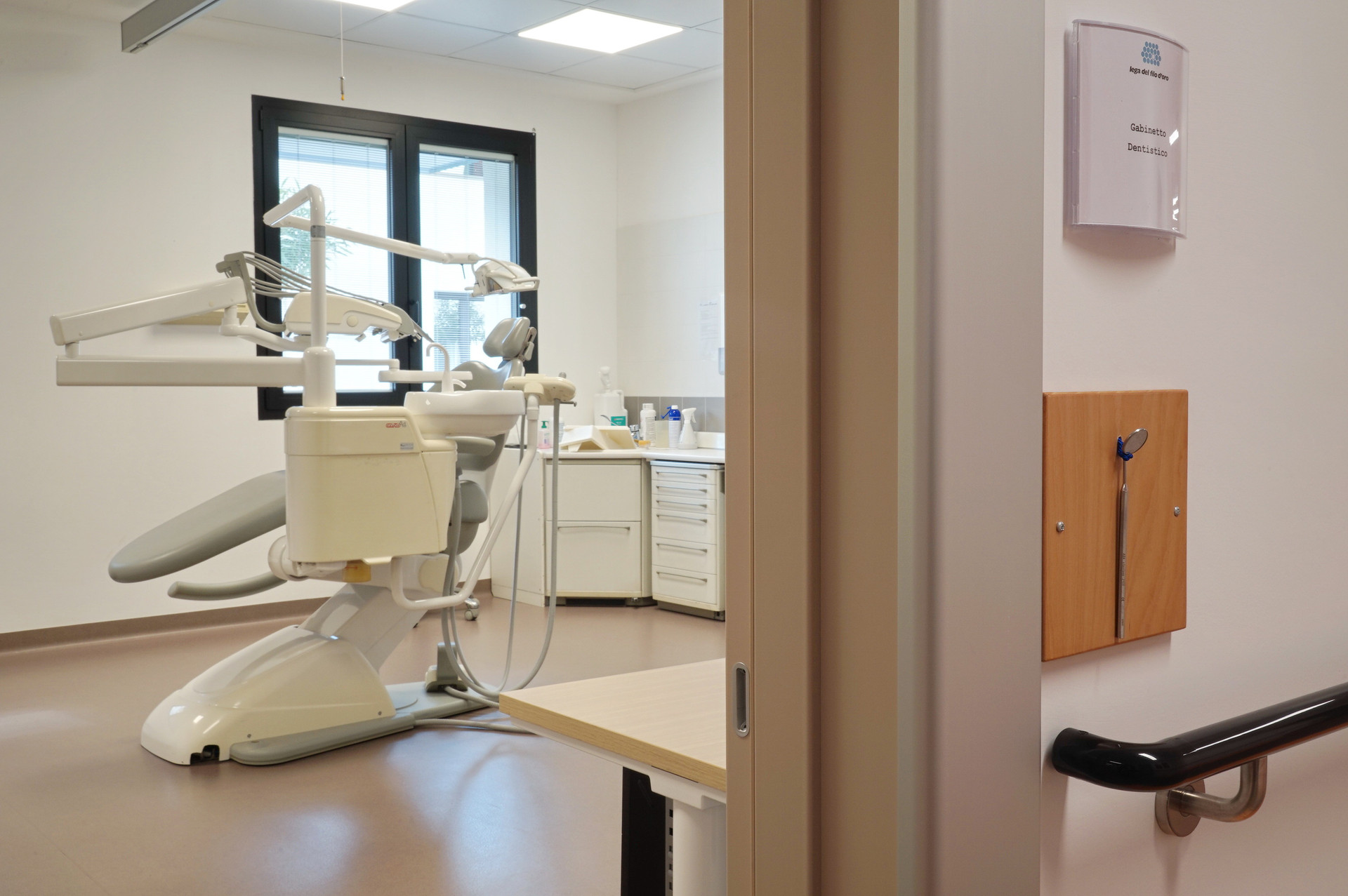 Visita di controllo con il dentista.