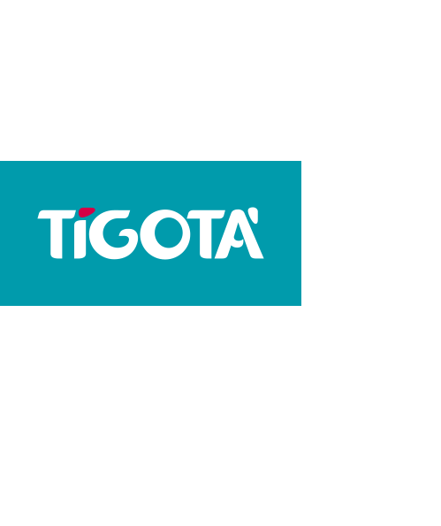 Logo della catena Tigotà su fondo azzurro