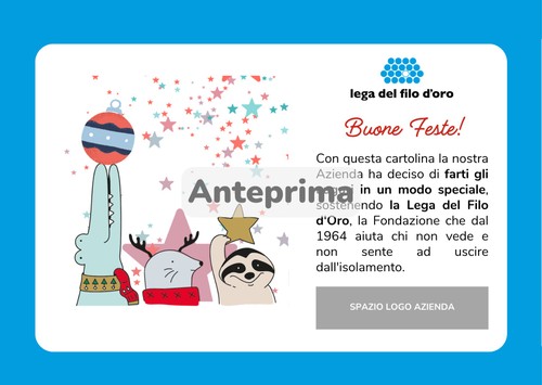 Anteprima della ecard "Simpatici musetti". Testo augurale in italiano 14