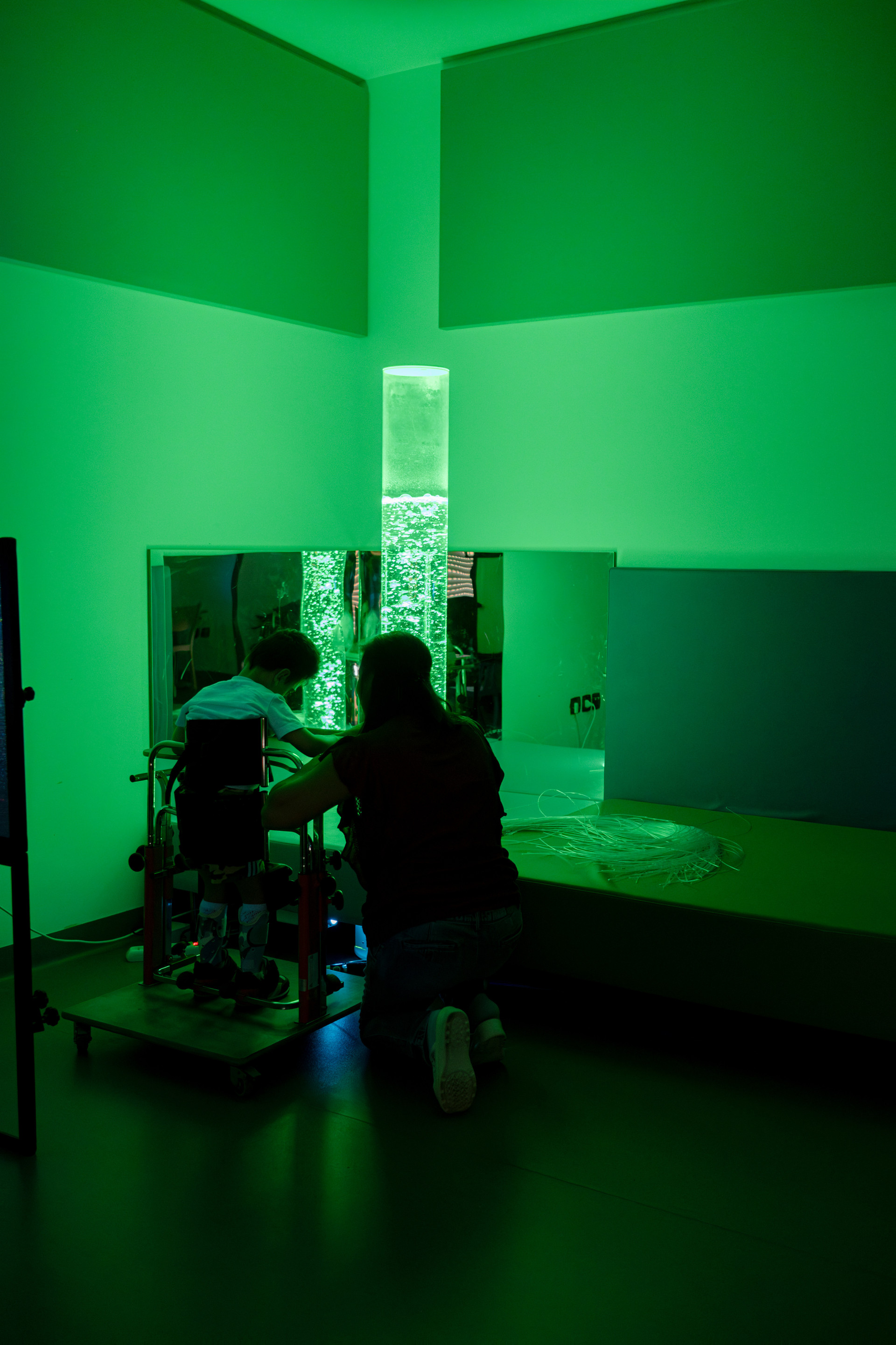 Il+residuo+visivo+viene+allenato+attraverso+una+luce+verde