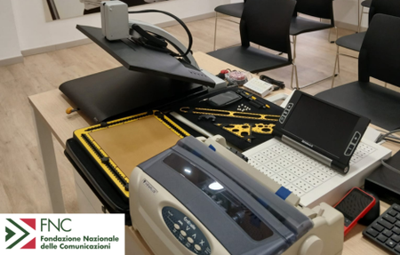 Con il contributo della Fondazione Nazionale delle Comunicazioni, la Lega del Filo d'Oro ha reso disponibili nuovi ausili tecnologici nella Sede Territoriale di San Benedetto dei Marsi, per migliorare la vita delle persone sordocieche. 
