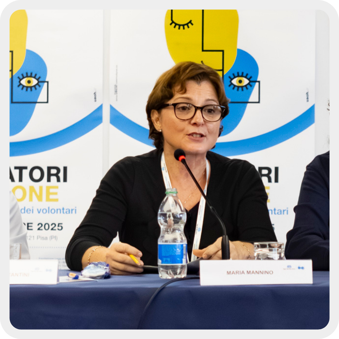 Maria, volontaria della Lega del Filo d'Oro di Termini Imerese