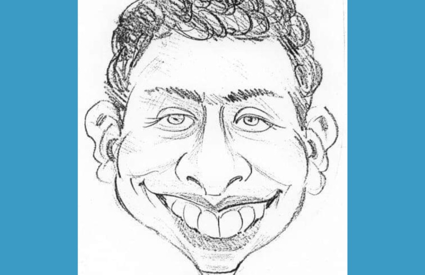 caricatura di Valentino Rossi