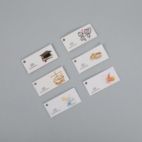 Bigliettini solidali assortiti per abbellire le tue bomboniere: cresima, comunione, battesimo, nascita, compleanno, laurea, matrimonio 14