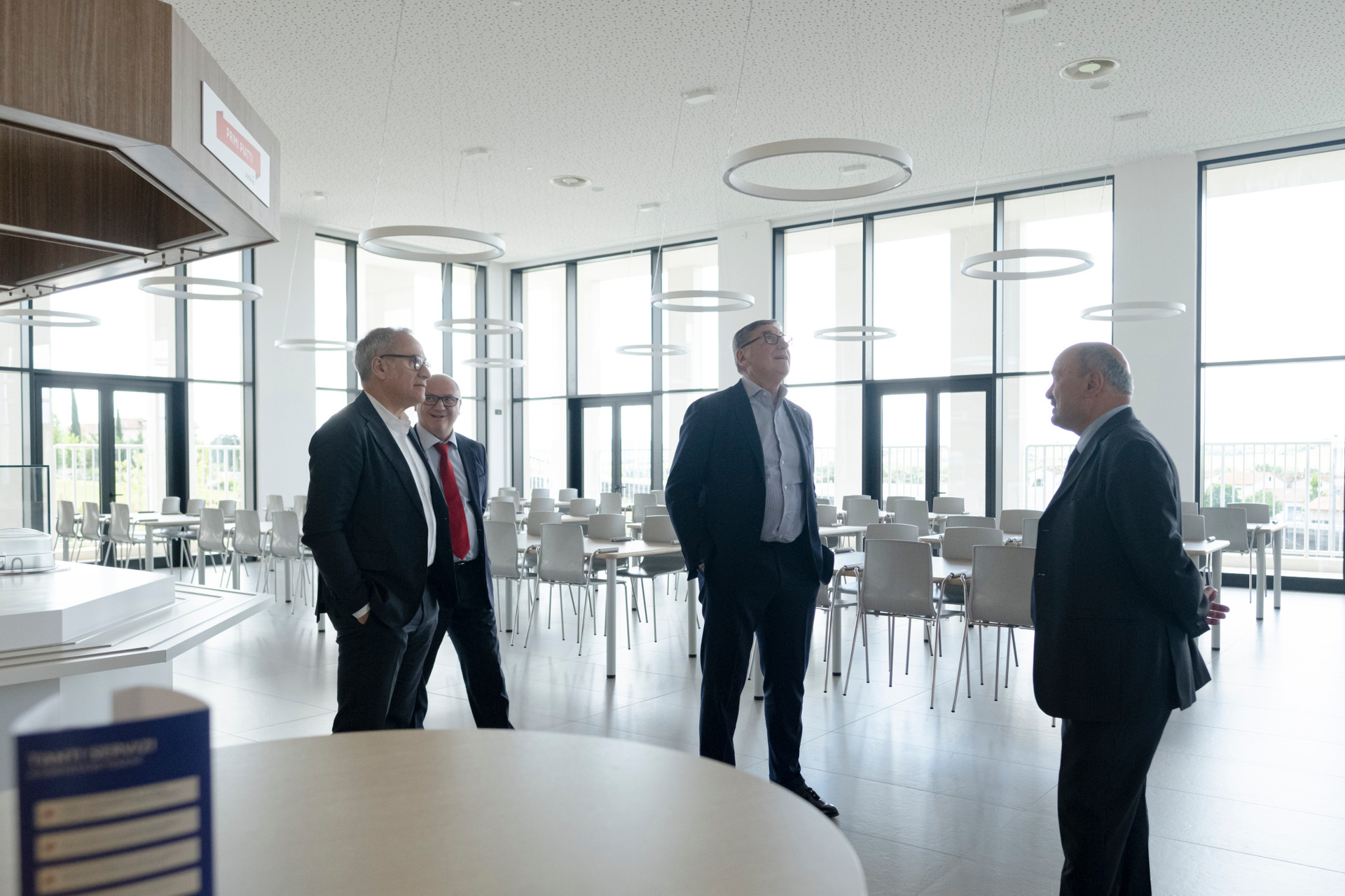 Gli Amministratori Delegati Conad in visita al Centro Nazionale. 
