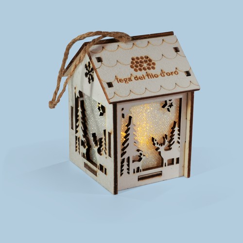 Casetta+di+legno+natalizia+Lega+del+Filo+d%27Oro