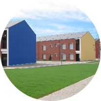 L'esterno del Centro Residenziale di Lesmo