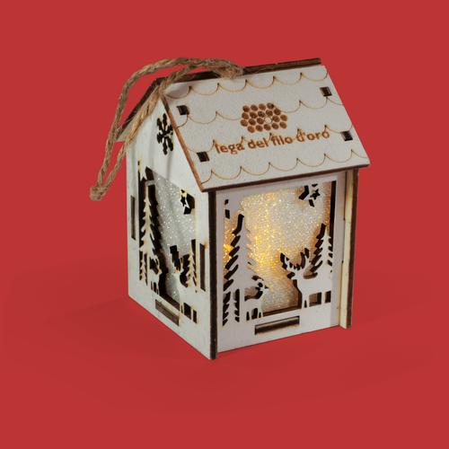 Casetta+di+Legno+con+lucine+Lega+del+Filo+d%27Oro
